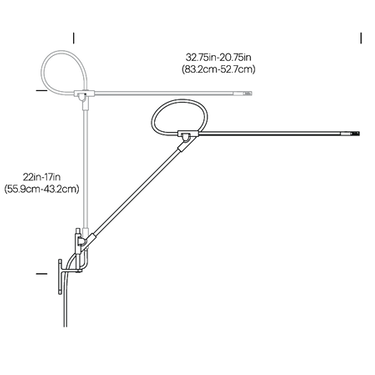 Superlight Minimal LED Wall Light with Adjustable Arm and Dimming by Pablo Designs - image 3