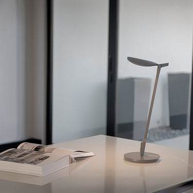 Koncept Splitty Warm Light Matte Gray Desk Base