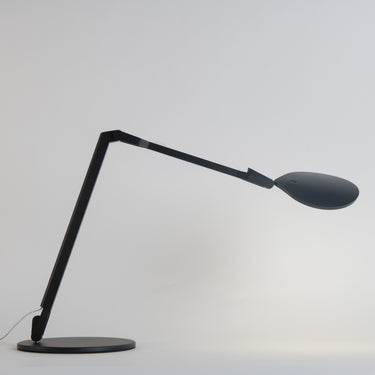 Koncept Splitty Reach Warm Light Matte Black Desk Base