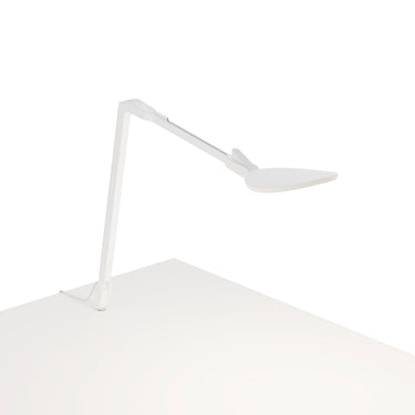 Splitty Reach LED Desk Lamp – Matte White, Through-Table Mount