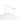 Splitty Reach LED Desk Lamp – Matte White, Through-Table Mount
