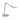 Splitty Reach LED Desk Lamp – Silver, Wireless Charging (Qi) Base
