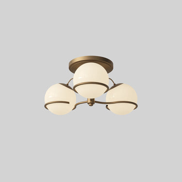Astep Model 2042 - 3 Opaline Spheres Ceiling Light