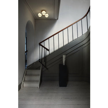 Astep Model 2042 - 3 Opaline Spheres Ceiling Light