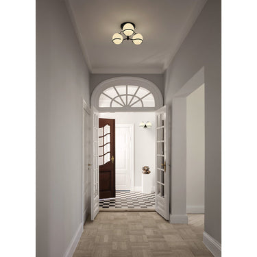 Astep Model 2042 - 3 Opaline Spheres Ceiling Light