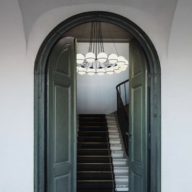 Astep Model 2109/16/20 chandelier, in a large room