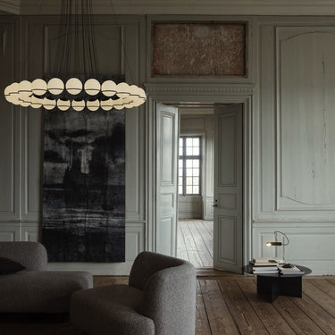 Astep Model 2109/24/14 chandelier, in a grand interior