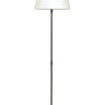 House of Troy Studio industrial granite floor lamp with fabric shade 
