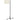 House of Troy Studio industrial black downbridge floor lamp with fabric shade