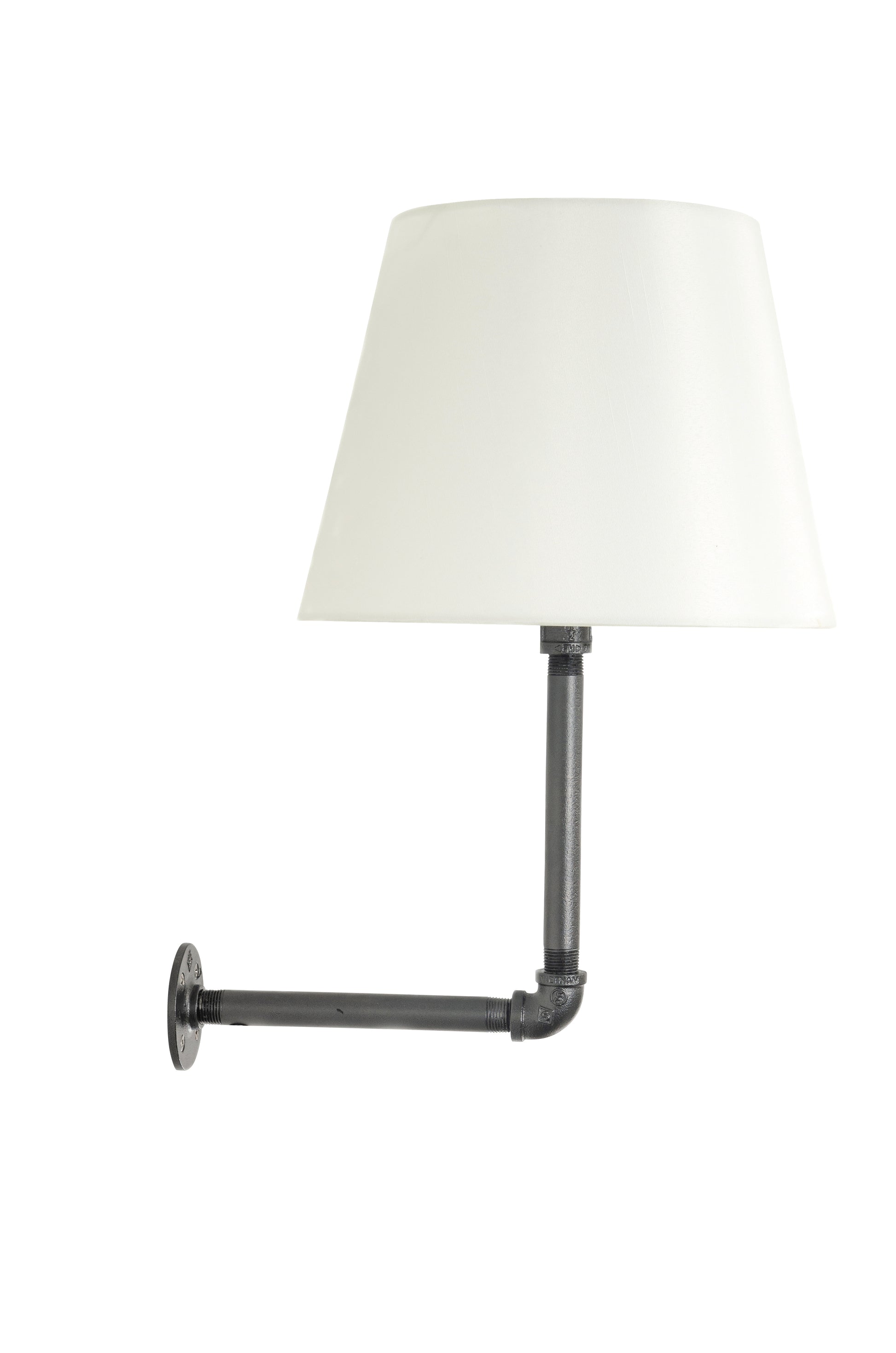 House of Troy Studio industrial granite wall lamp with fabric shade (pin up only) ST675-GT