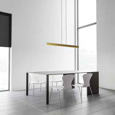 High-performance Koncept Sub 48 LED pendant fixture with energy-saving dimmable technology.