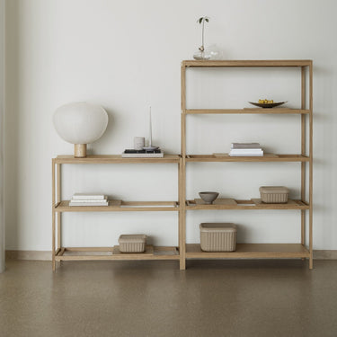 Sukoya Oak Shelving Unit 3 Shelf Blomus 67314