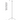 Line drawing of the Santa & Cole Pie de Salon G1 Adjustable Height Floor Lamp showing the lamp silhouette, adjustable stem, and shade design.