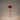 Santa & Cole Pie de Salon G2 adjustable floor lamp with red-amber ribbon shade