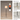 Santa & Cole Pie de Salón G3 floor lamp showing available lampshade colors and metal finish options