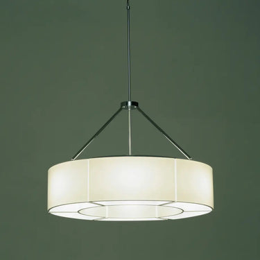 Sexta 12 pendant light featuring translucent PVC shades and circular design