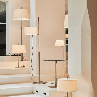 Santa & Cole TMD designer floor lamp with warm ambient lighting