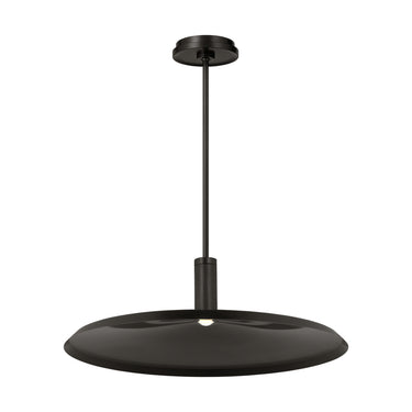 Visual Comfort Saucer Direct 24 disc-shaped LED pendant with multiple finish options for home and office