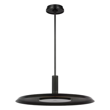 Modern Saucer X-Large pendant lamp in bronze finish ideal for bedroom ceiling lighting