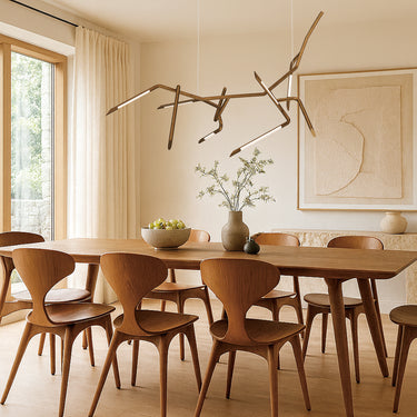 ET2 Scion branch pendant installed in a room