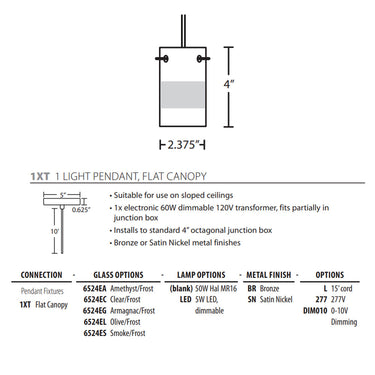 Besa Lighting Scope LED Pendant Light