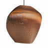Graypants Scraplights Allyn pendant light in natural recycled cardboard natural finish - UL Listed