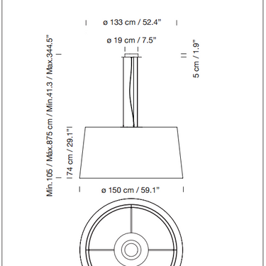 Santa & Cole GT1500 Pendant Lamp