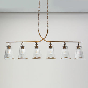 Modern 6-Light Pendant Light with Adjustable Height