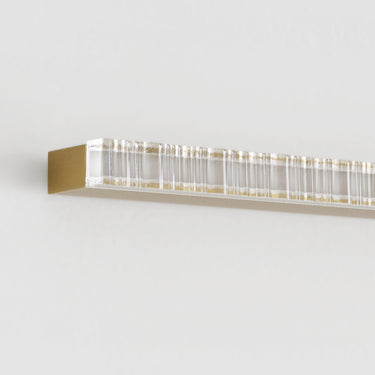 Visual Comfort Serre 36 inch natural brass LED bathroom light for residential use
