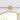 Modern natural brass LED wall light with serrated glass for home and hospitality bathrooms