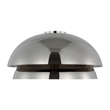 Luxury Shanti ceiling light in dark bronze finish with integrated LED for stylish living spaces