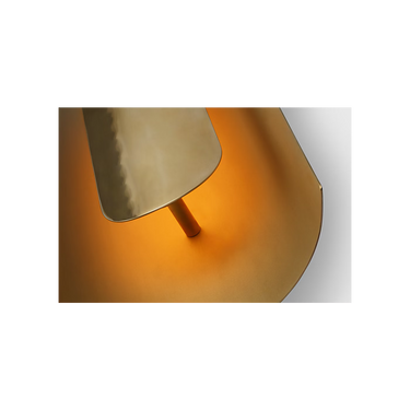 Contemporary brass wall light with integrated LED by Visual Comfort