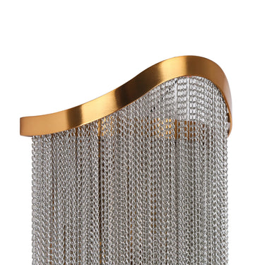 Modern Brass Wall Sconce, Shoebill 2-Light