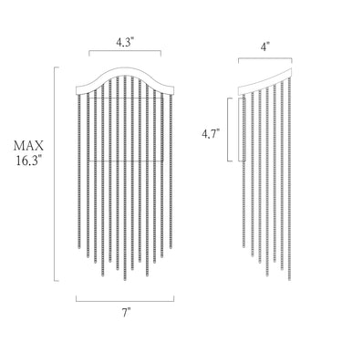 Shoebill 2-Light Wall Sconce for Bathroom Vanity 