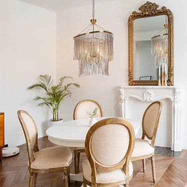 Dimmable 4-Light Chandelier for Dining Room