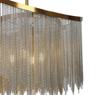 Shoebill 18" Brass Chandelier - 4-Light Empire for Glam Decor