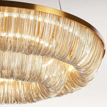 Shoebill "Classic" 31.5" Brass Empire LED Chandelier
