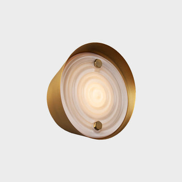 Viso Signal Fresnel lens wall light in Brushed Brass, 6.8 in, product photo