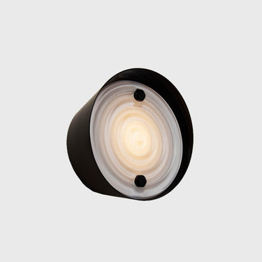 Viso Signal Fresnel lens wall light in Glossy Black, 12.1 in, product photo