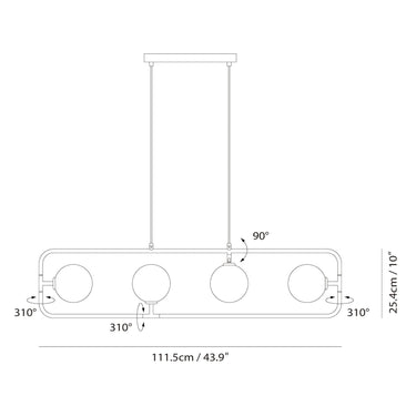 Seed Design Sircle Pendant PH4 Black