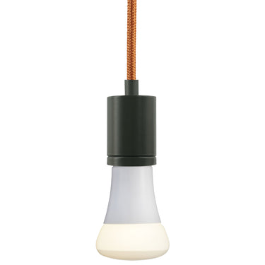 Visual Comfort Modern SoCo hanging light with black cord for contemporary home decor
