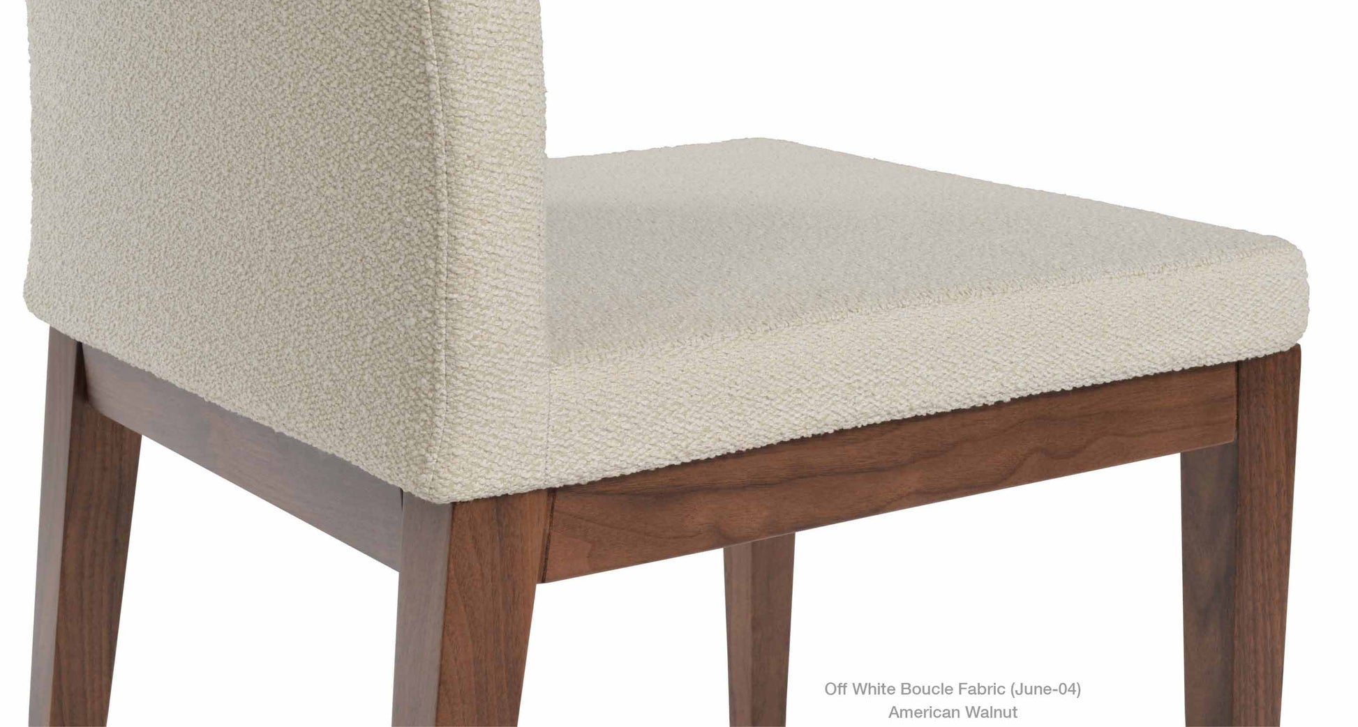 Soho Concept Aria Wood Base and Fabric Seat Dining Chair 20