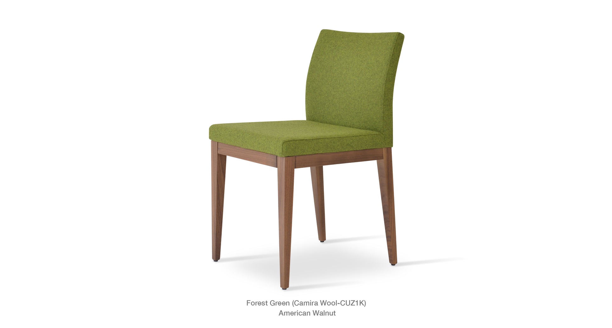 Soho Concept Aria Wood Base and Fabric Seat Dining Chair 2