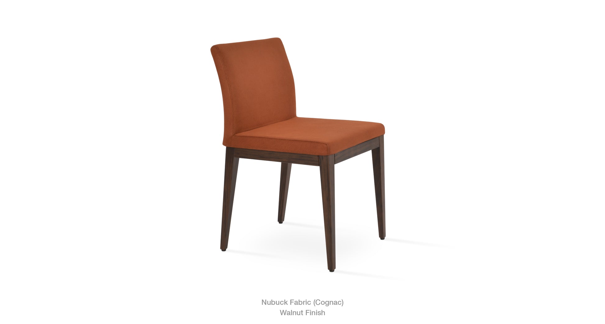 Soho Concept Aria Wood Base and Fabric Seat Dining Chair 3