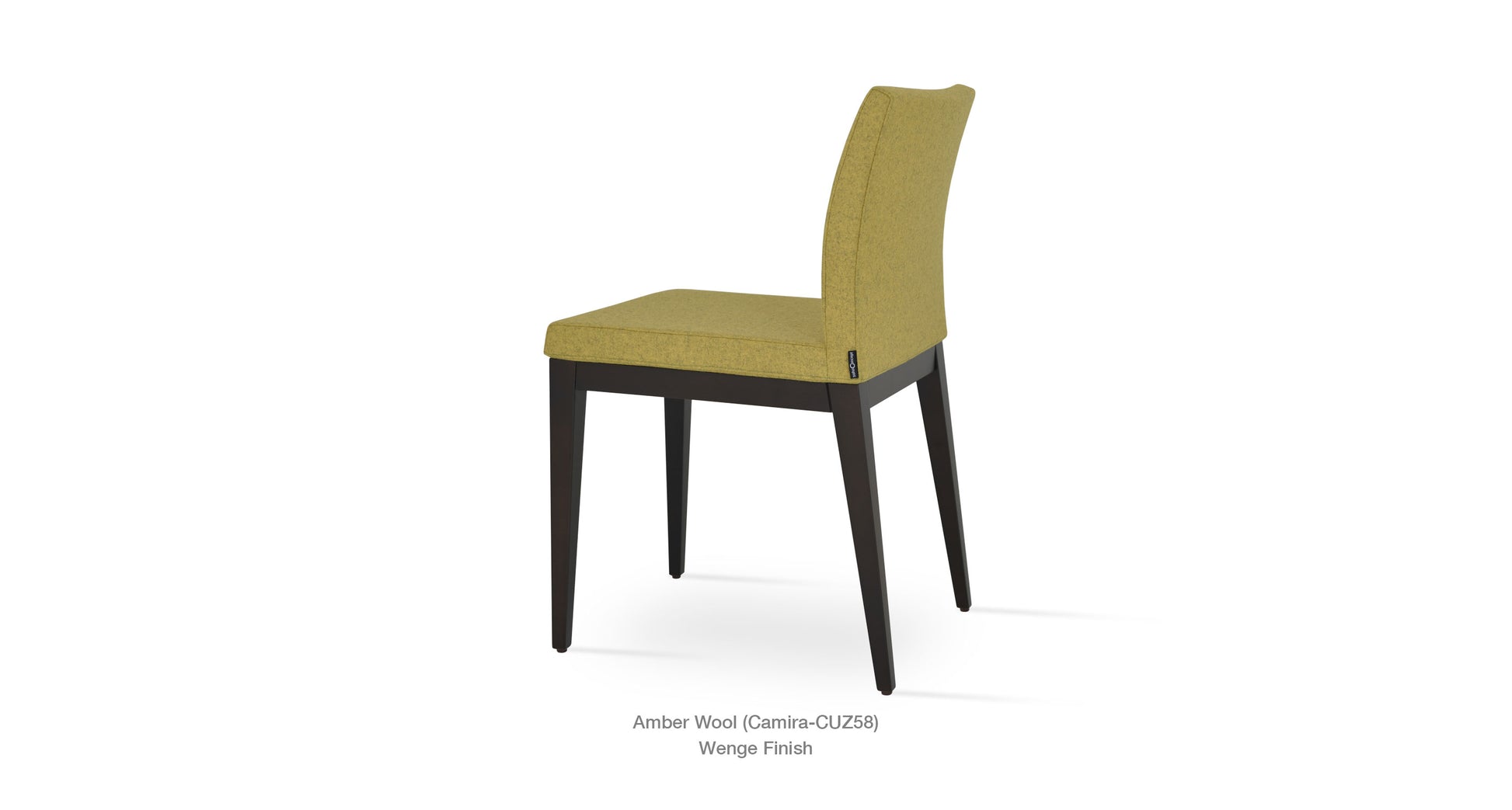 Soho Concept Aria Wood Base and Fabric Seat Dining Chair 5