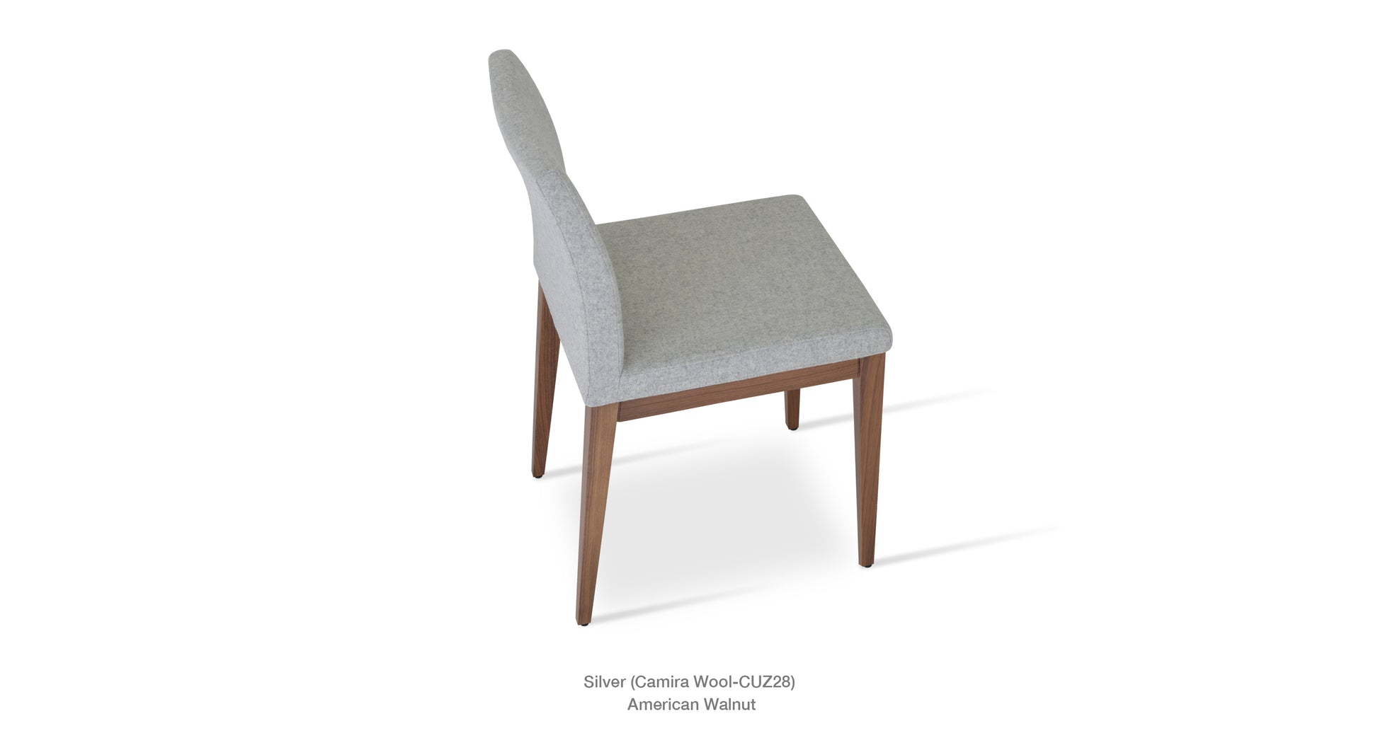 Soho Concept Aria Wood Base and Fabric Seat Dining Chair 22