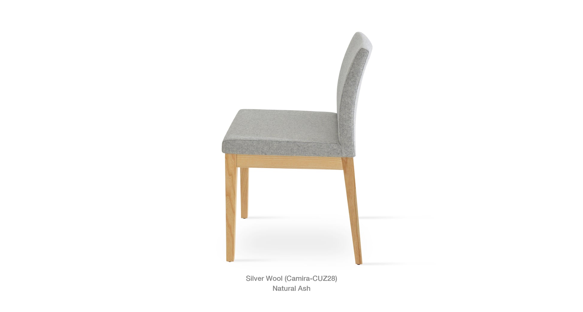 Soho Concept Aria Wood Base and Fabric Seat Dining Chair 18