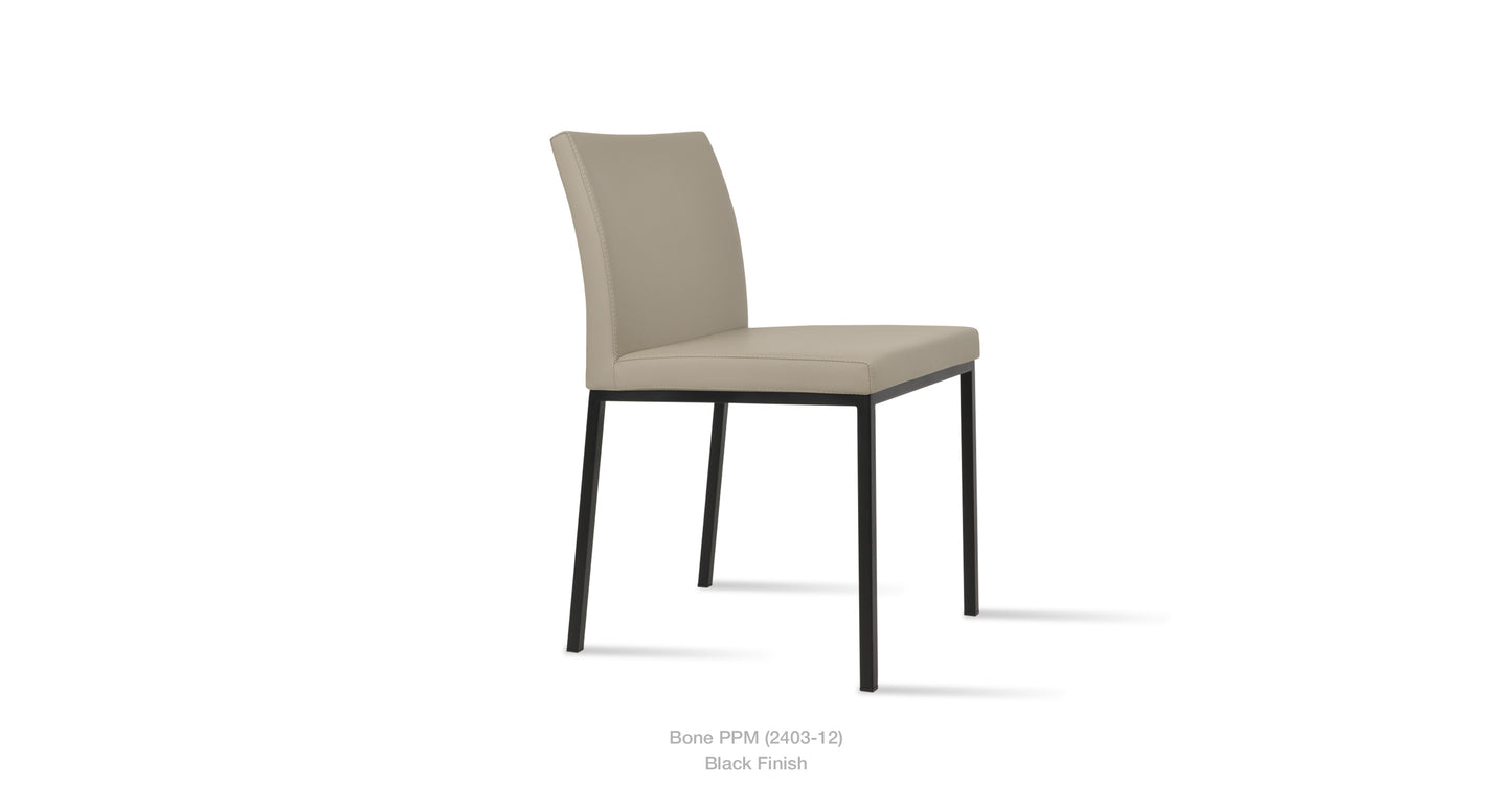 Soho Concept Aria Metal Chair - Leather