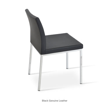 Aria Metal Chair Leather by SohoConcept - New