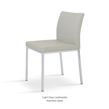 Aria Metal Chair Leather by SohoConcept - New